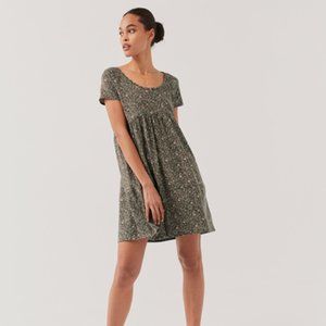 Womens Pact Revive Pop-Over Mini Dress Floral Print